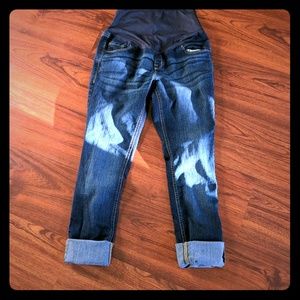 Old Navy Women's Skinny Jeans - Dark Blue